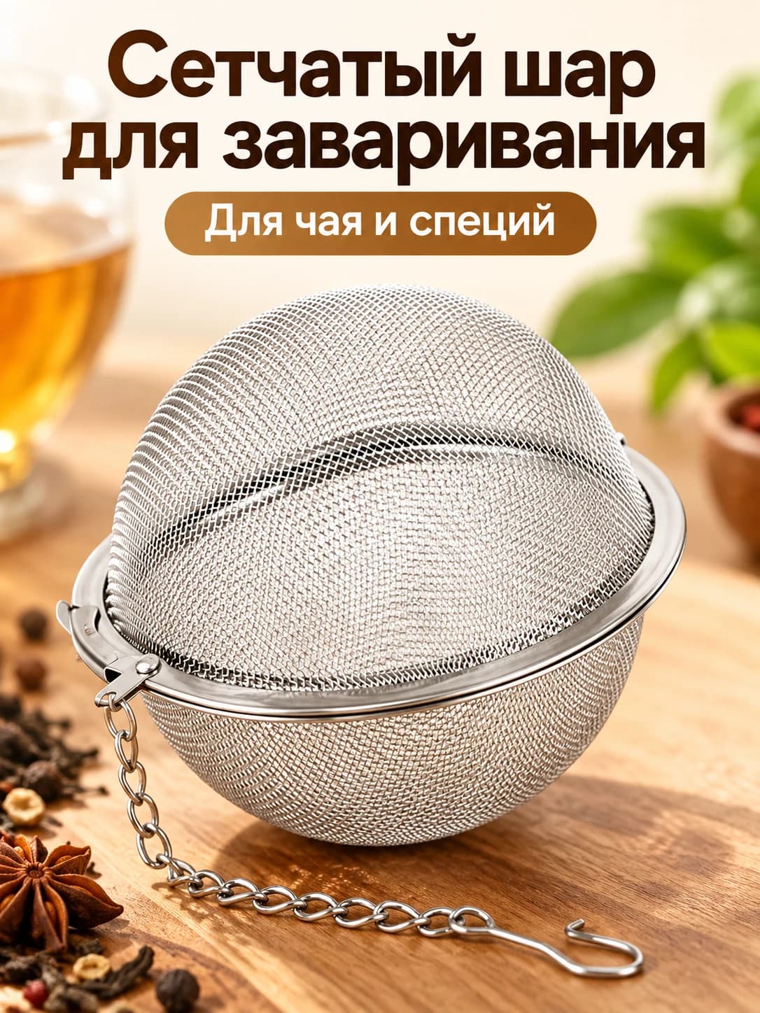 Ситечко для заваривания чая и специй