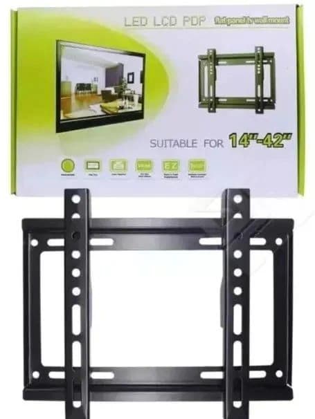 Кронштейн LED LCD PDP 14-43 дюймов для телевизора , настенный, для монитора, крепление для телевизора на стену, для ТВ, черный.