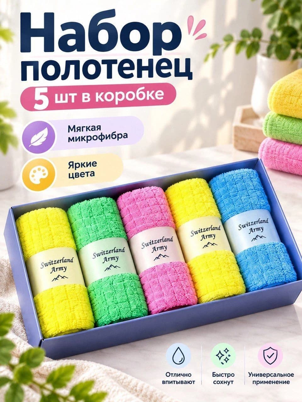 Набор полотенец, 5 шт.
